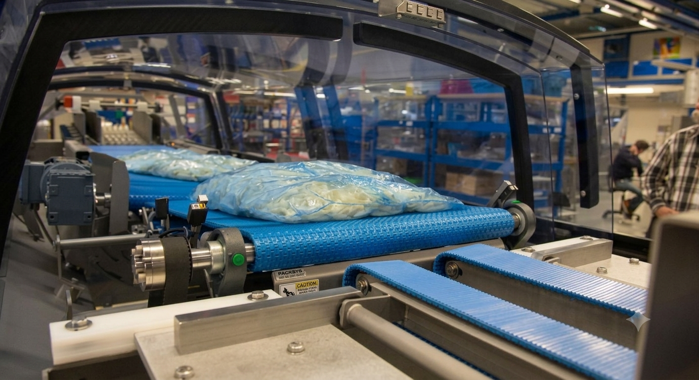 Packaging industry conveyor belt systems