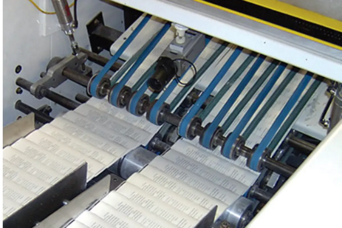 High-speed printing and bindery line